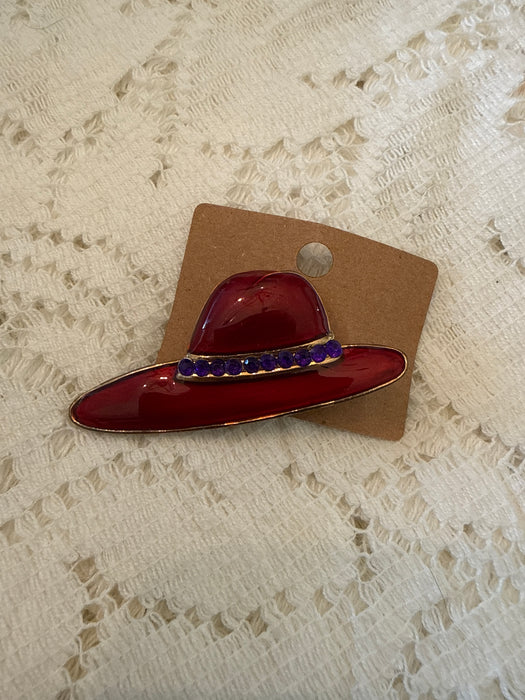 Red hat society pin