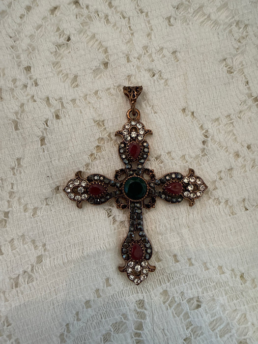 Ornate Vintage Cross Pendant