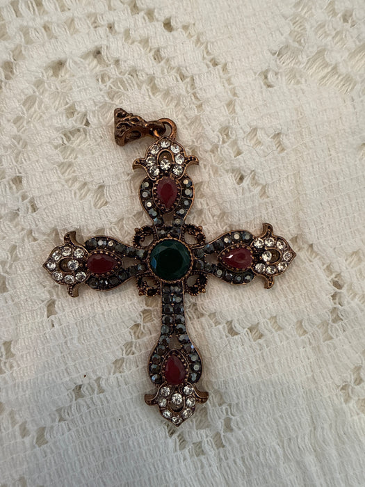 Ornate Vintage Cross Pendant