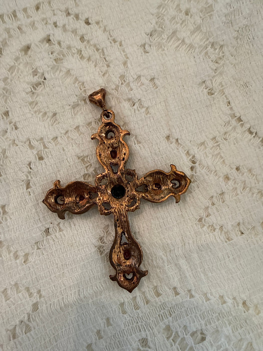 Ornate Vintage Cross Pendant