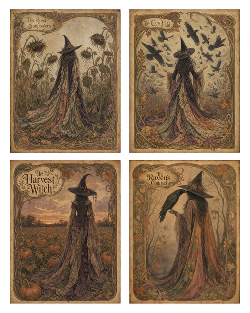 Autumn Witch rice paper