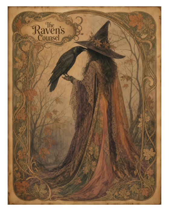 Autumn Witch rice paper