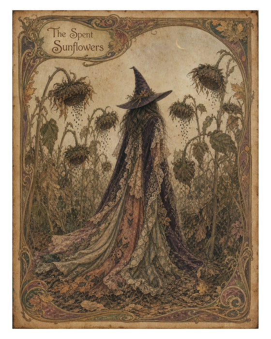 Autumn Witch rice paper