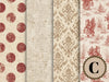 Belsnickel and Bough rice paper Set C