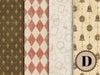 Belsnickel and Bough rice paper Set D