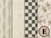 Belsnickel and Bough rice paper Set E