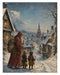 Belsnickel and Bough Market Village and Sled rice paper