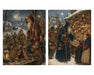 Belsnickel and Bough Market Village and Sled rice paper