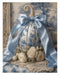 Blue and White Toile Pumpkins rice paper