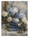 Blue and White Toile Pumpkins rice paper