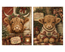 Down at the Barn: Cows & Highland Calves rice paper