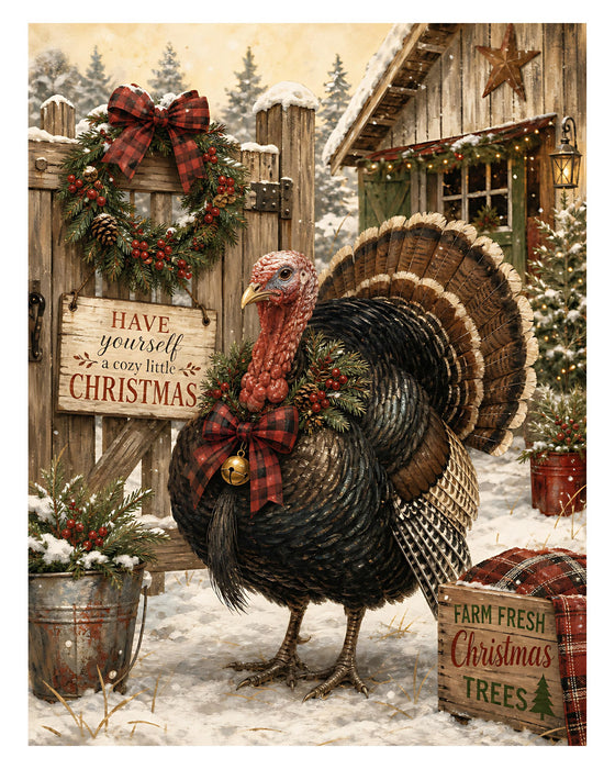 Down at the Barn: Donkey, Lamb & Turkey rice paper