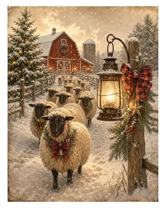 Down at the Barn: Goats & Sheep rice paper