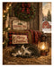Down at the Barn: Pig, Goose, Ducks & Barn Cat rice paper