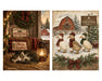 Down at the Barn: Pig, Goose, Ducks & Barn Cat rice paper