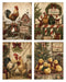 Down at the Barn: Roosters, Hens & Ducklings rice paper