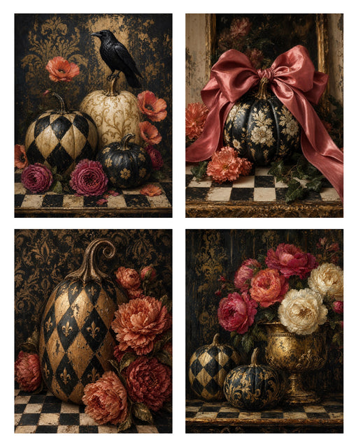 French Country Pumpkins rice paper