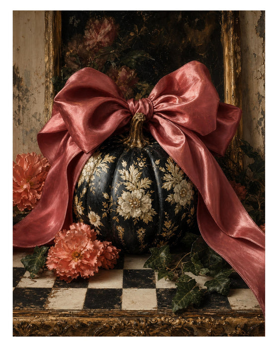French Country Pumpkins rice paper
