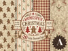 Homespun Christmas rice paper Set A