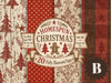 Homespun Christmas rice paper Set B