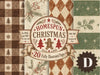 Homespun Christmas rice paper Set D