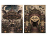 Midnight Hollow Carnival Rides rice paper
