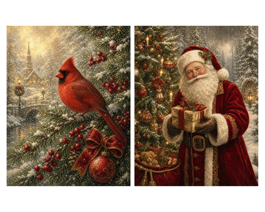 Old World Christmas rice paper