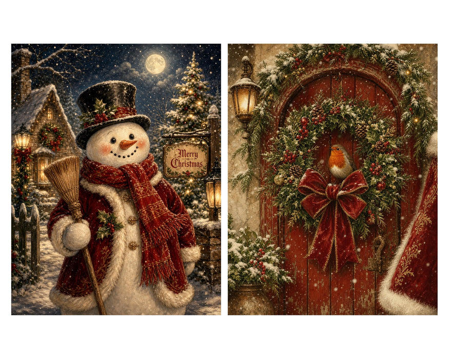 Old World Christmas rice paper
