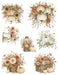 Pumpkin and Petals fall waterslide transfer sheet