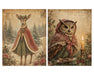 Rustic Woodland Christmas rice paper