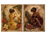 Victorian Christmas Fairies rice paper