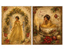 Victorian Christmas Fairies rice paper