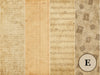 Vintage Neutral rice paper Set E