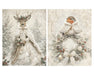 Winter White Woodland rice paper