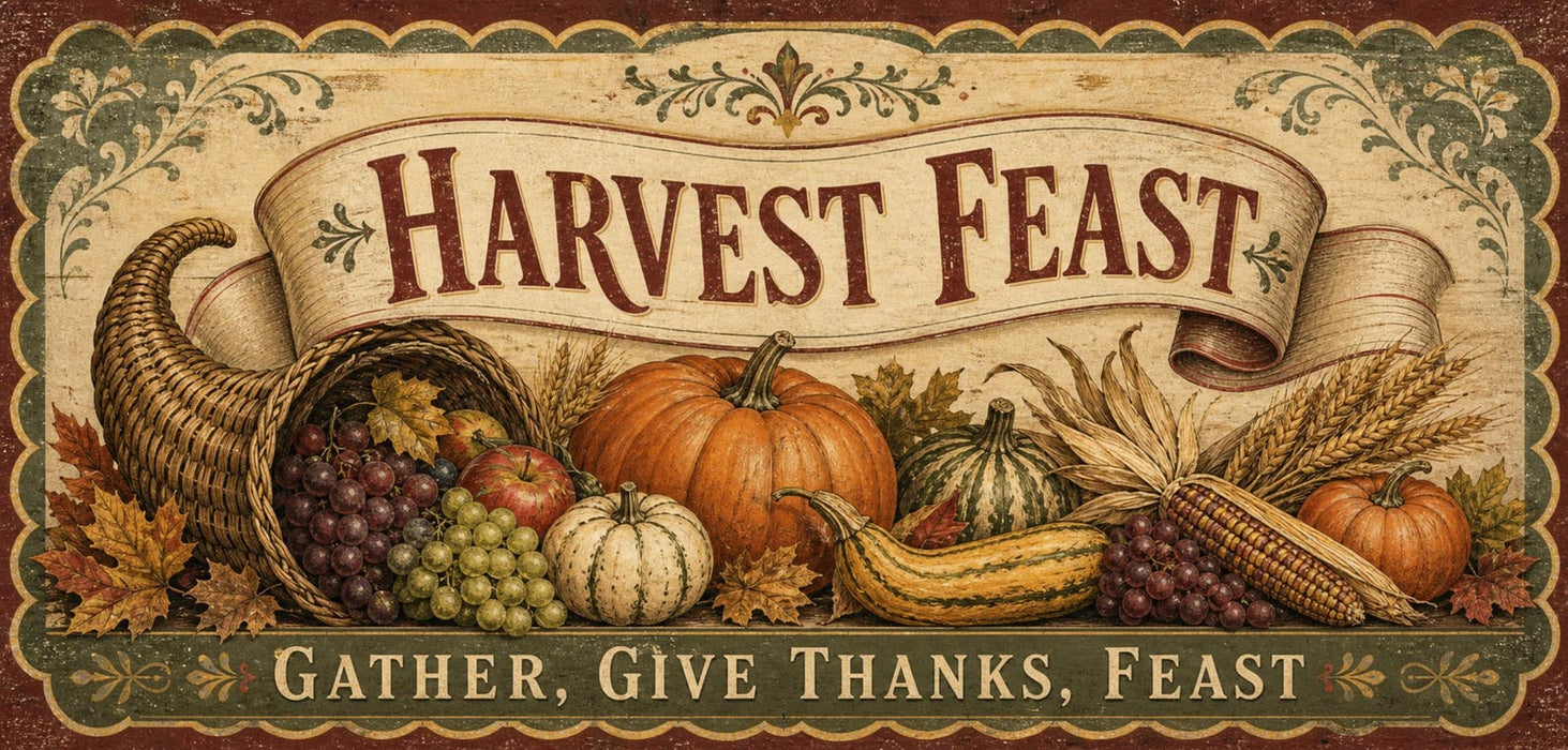 Fall Antique Farmhouse Pantry Labels