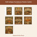 Fall Antique Farmhouse Pantry Labels
