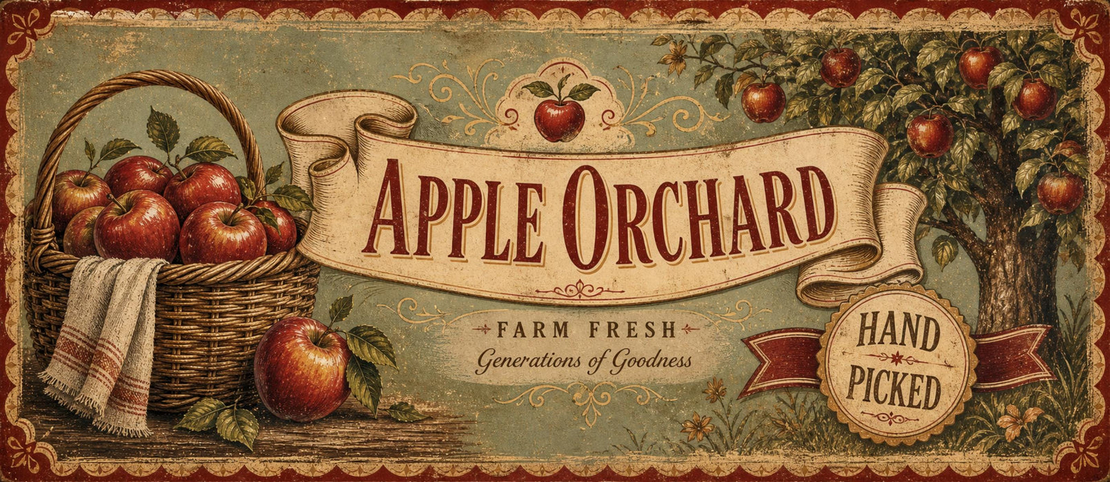 Fall Antique Farmhouse Pantry Labels