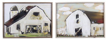Wood Frame Barn Art
