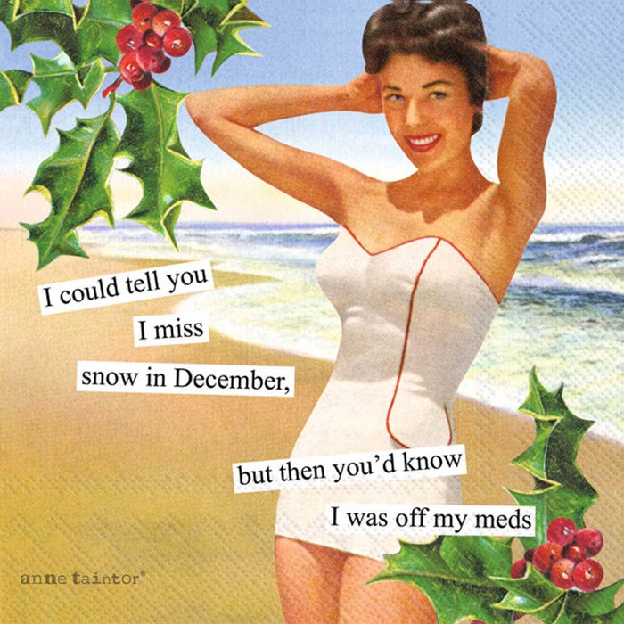 Cocktail Napkins Meds By Anne Taintor Pack of 20