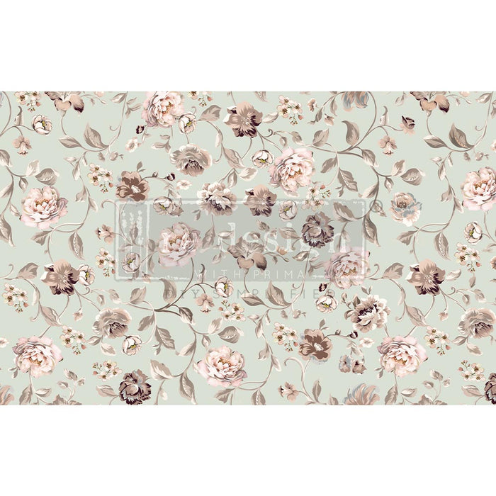 Neutral Florals Decoupage Decor Tissue Paper