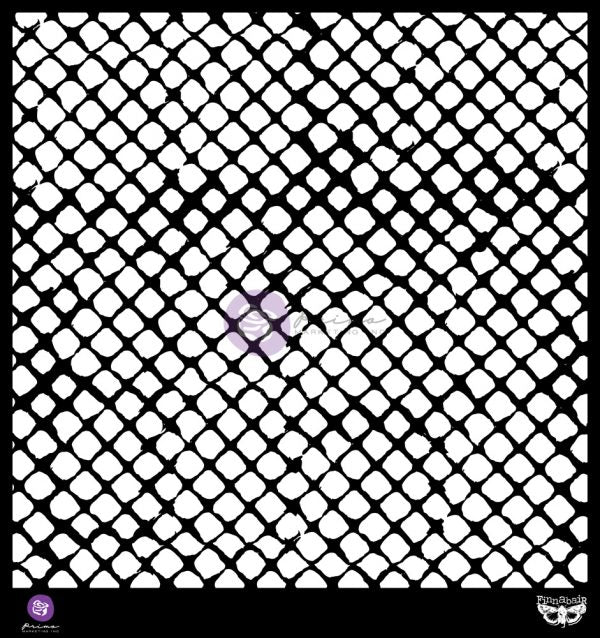 Netting Stencil | Redesign with Prima | Coastal and Mermaid | 12 x 12 inches