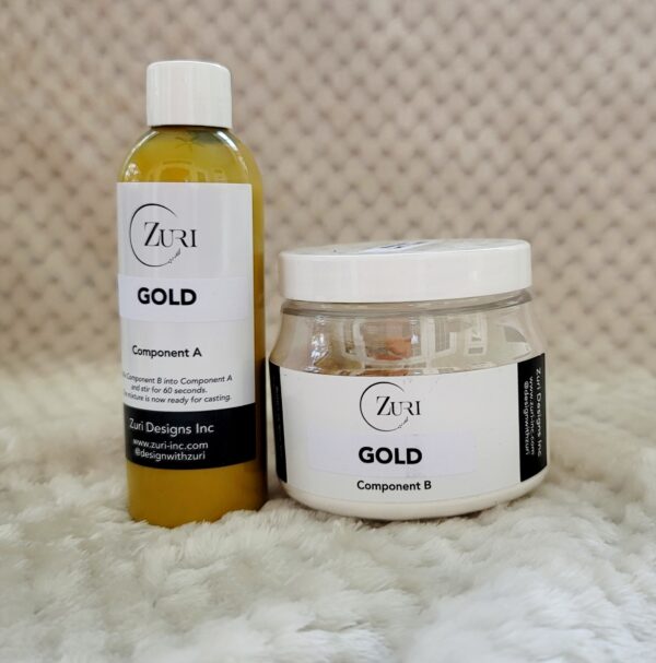 Zuri Acrylic Resin Gold (Component A&B)