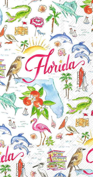 Florida FL State Collection | Paper Guest Towels | 16 count
