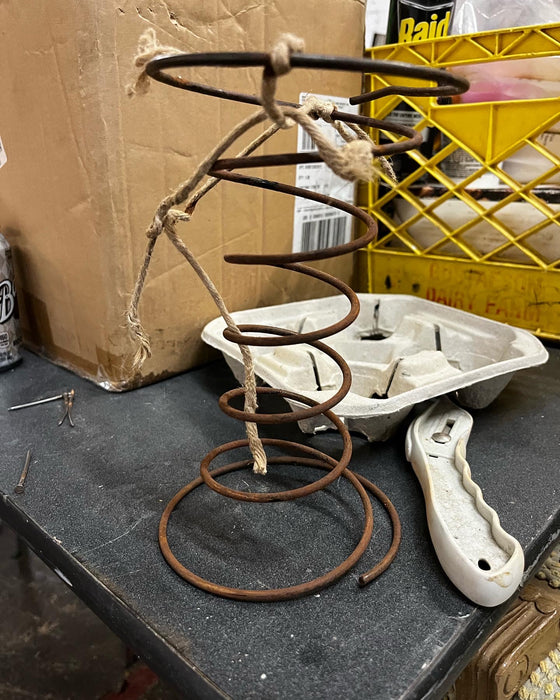 Rusty sofa springs